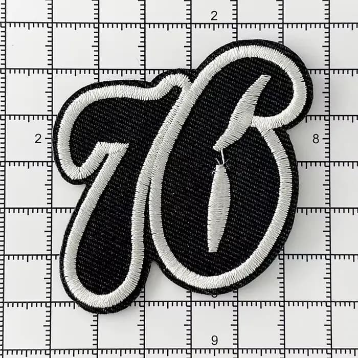 76 fer sur Patch couture sur tissu appliqué brodé pour veste Badge vêtements autocollants patchs