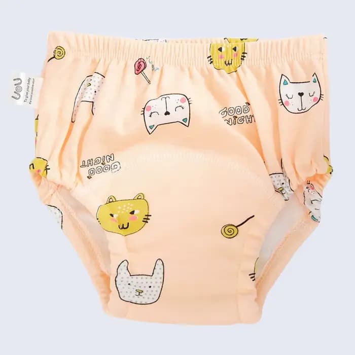 Culottes d'apprentissage pour bébé en coton imperméables et réutilisables à 6 couches, sous-vêtement
