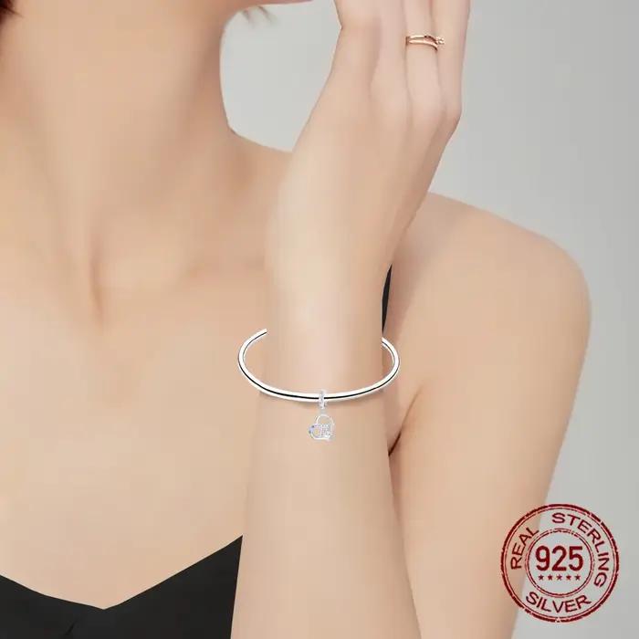 Pendentif en argent Sterling 925, je t'aime toujours, mère et fille, adapté aux Bracelets à breloques originaux, bijoux à faire soi-même, cadeau pour femmes