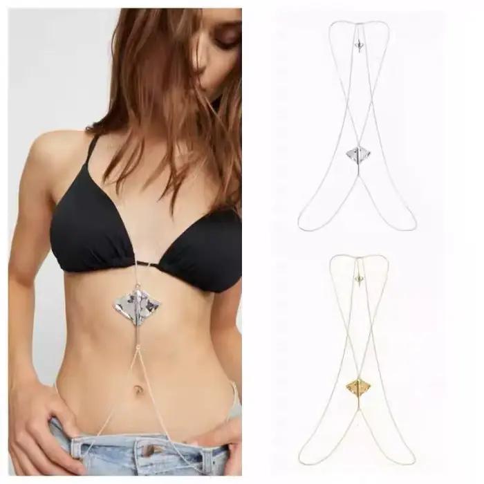 Collier long en diamant, nouveau style de mode, design de niche, avec port personnalisé et style accessoire, 2025