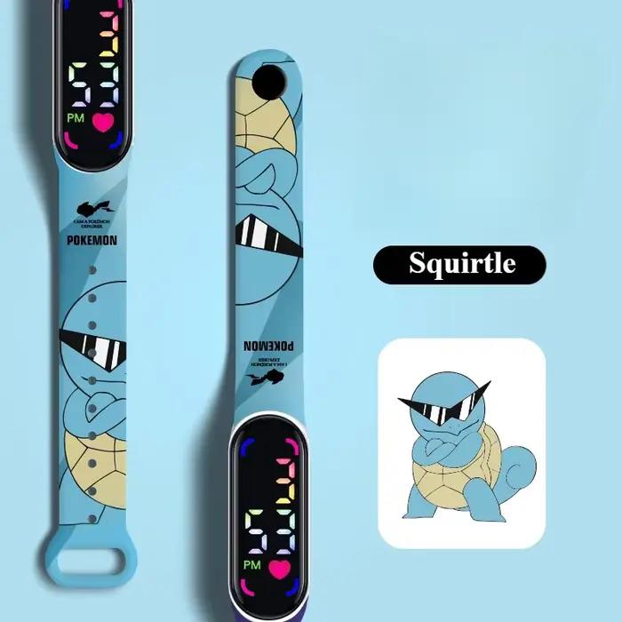 Montre électronique LED Pokemon, nouveau bracelet étanche Gengar, à la mode, pour garçons et filles, montres numériques, cadeau d'anniversaire