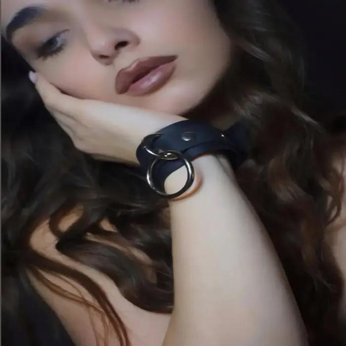 Bracelet en cuir de Style gothique pour femmes, PK Wind, Couple, accessoires de bijoux gothiques, chaîne à main