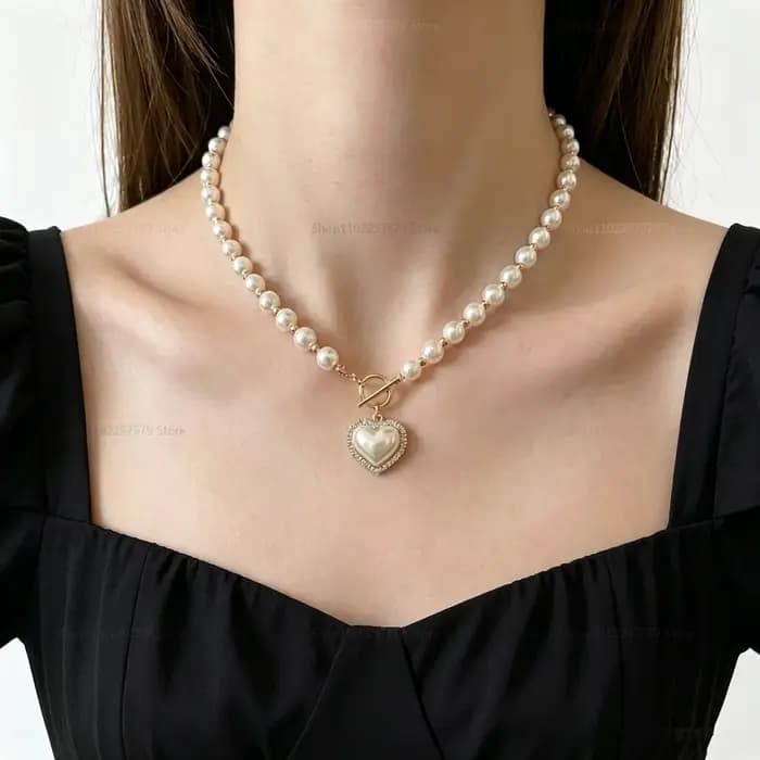 Collier de perles élégant et exquis pour femme