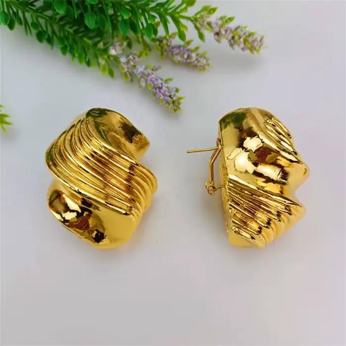 EMMA femmes mode ensemble de bijoux nouveau à la mode grand collier boucles d'oreilles ensembles Style italien bijoux de luxe pour africain Nigeria dame maman