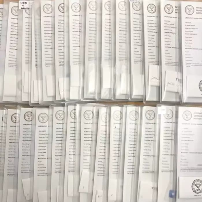 Bijoux Mishang, certificat IGI