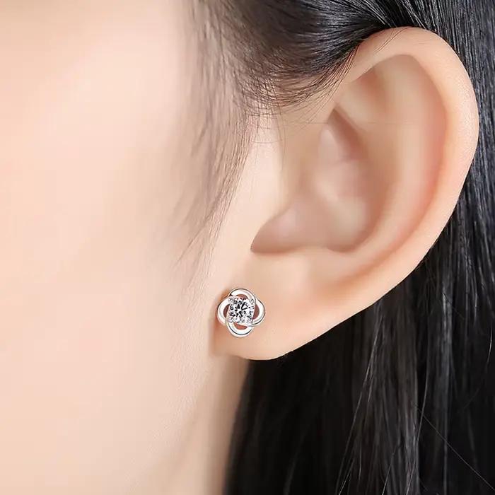 Bagues en argent sterling 925 avec zircon brillant, simples, pour femmes, bijoux de mariage et de fiançailles, cadeau tendance, haute qualité