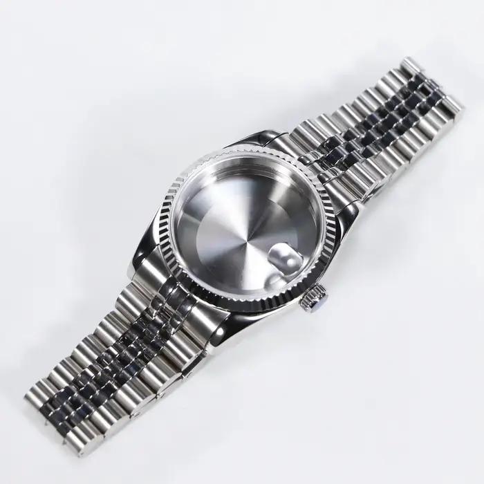 PELEUS 36MM Bracelet huître jubilé verre saphir AR enduit Bracelet huître a été mis à jour pour être à dégagement rapide NH35NH364R