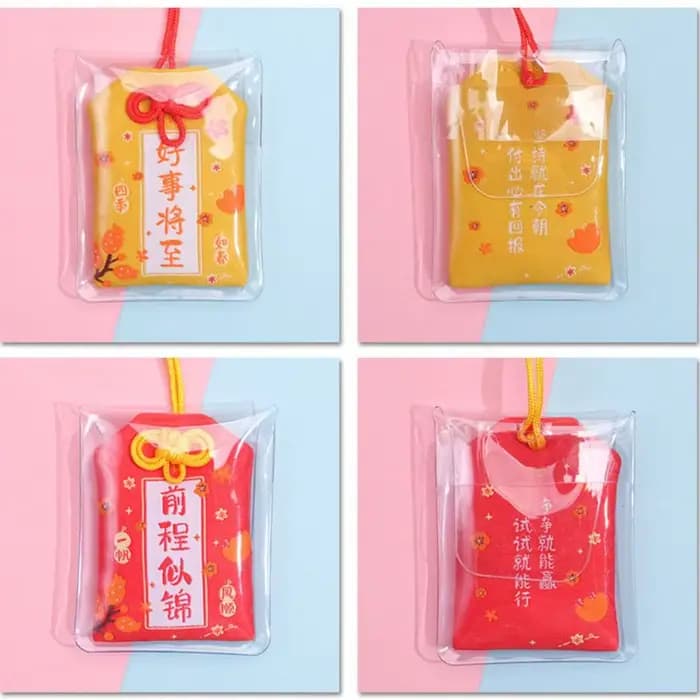 Beauté chinois prière porte-bonheur Fortune amulette impériale sac de richesse amulette santé succès bricolage sac ornement ami enfant cadeau