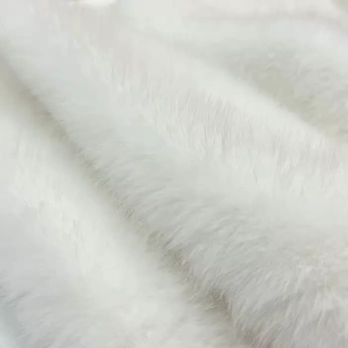Tissu en fausse fourrure de renard de 35mm d'épaisseur, en peluche, Long col à poils, matériel de Costume, bricolage, oreilles d'animaux, artisanat, siège de fenêtre, oreiller, décor de luxe