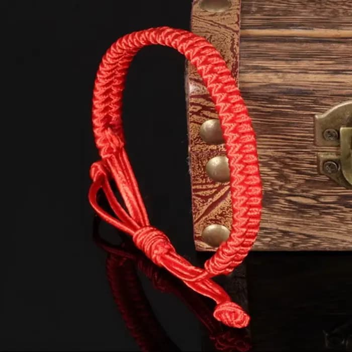 Bracelet porte-bonheur rouge, cordon porte-bonheur, cordon d'amitié fait à la main, bijoux cadeau