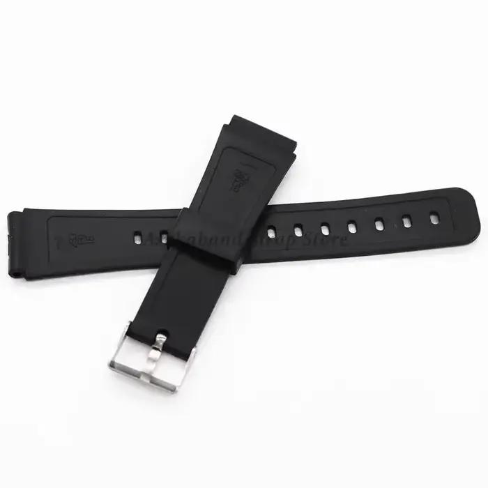 Bracelet en caoutchouc de Silicone pour Casio W800H A158/168 AE1200/1300 F91W F84, 12/14/16/18/20/22mm, accessoires pour hommes et femmes