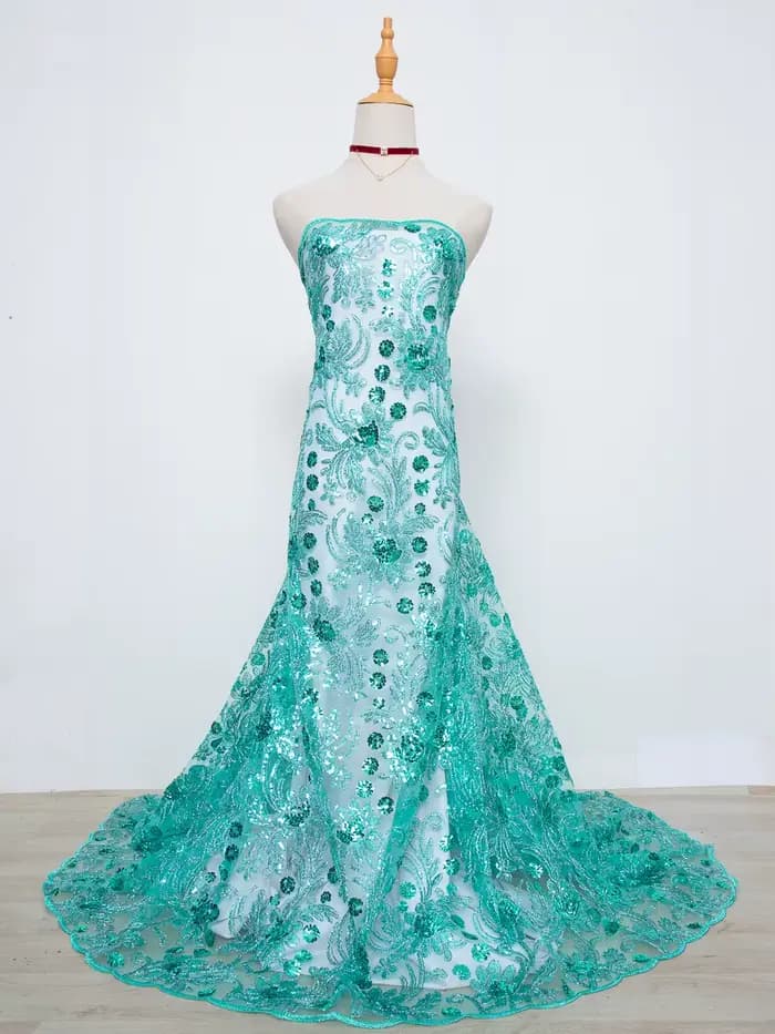 Tissu en dentelle filet française 2026, dernière collection de tissus africains avec broderie, tulle en maille, 5 yards, haute qualité, nigérian pour femmes