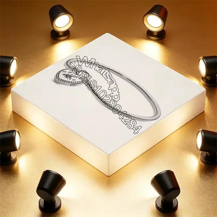 Le nouveau bracelet en argent 925 de DYAI est charmant pour les femmes. Designs en forme de cœur adaptés au bricolage, à porter au quotidien ou comme cadeaux de fête, bijoux luxueux