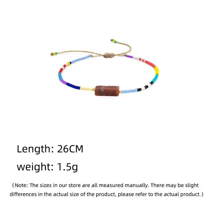 KKBEAD Miyuki Bracelet Boho minimaliste délicat perles de verre bijoux pierre bracelets porte-bonheur pour femmes hommes Vintage Pulseras Femme