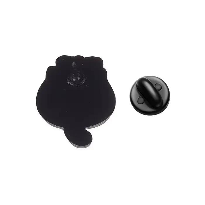 Broches en émail Chonky Cats, broches chaton paresseux Kawaii, badge de revers 'Born to Nyan Forced To Work', bijoux, cadeau pour enfants et amis