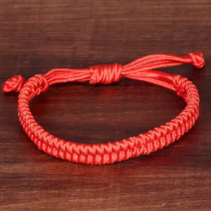 Bracelet porte-bonheur rouge, cordon porte-bonheur, cordon d'amitié fait à la main, bijoux cadeau