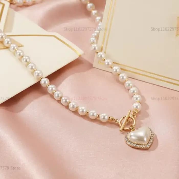 Collier de perles élégant et exquis pour femme