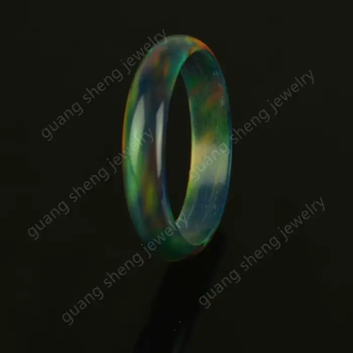 Bague opale noire opale nébuleuse Oparex pour hommes, nouveau Style de haute qualité, cadeau, pierres précieuses amples