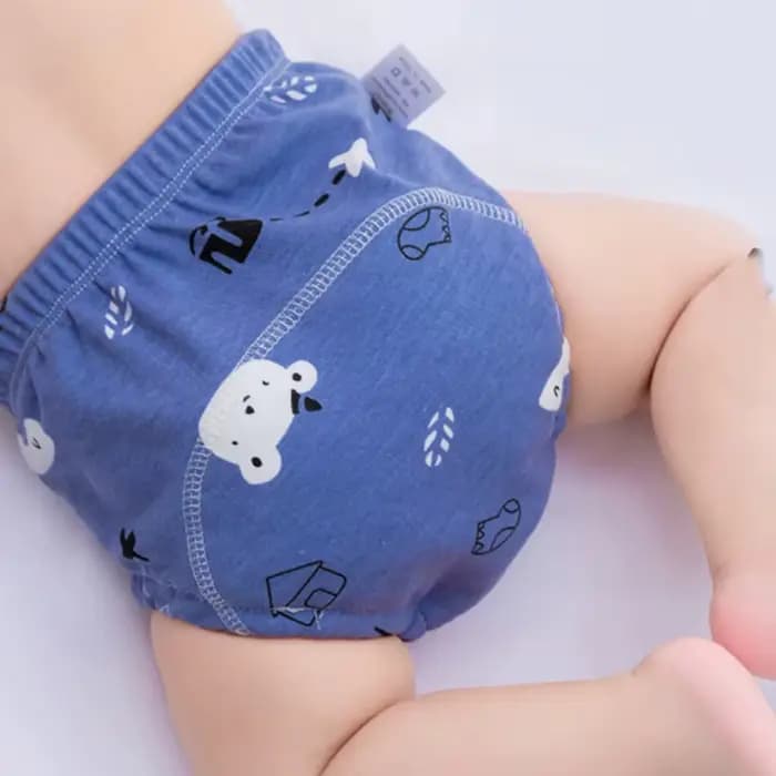 Culottes d'apprentissage pour bébé en coton imperméables et réutilisables à 6 couches, sous-vêtements pour bébé, couches-culottes pour bébé