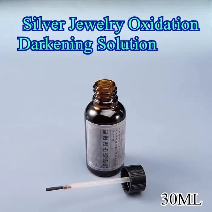 Solution de noircissement par oxydation pour bijoux en argent 30ML