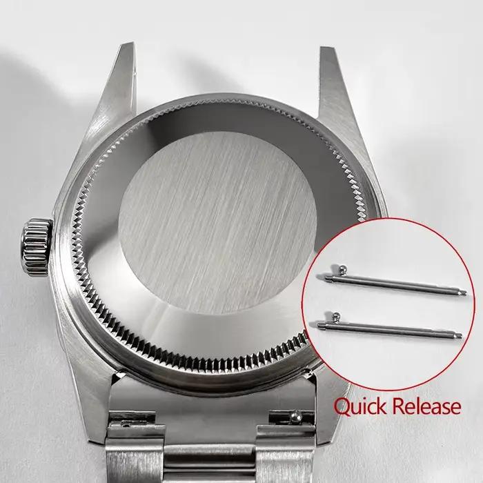 PELEUS 36MM Bracelet huître jubilé verre saphir AR enduit Bracelet huître a été mis à jour pour être à dégagement rapide NH35NH364R