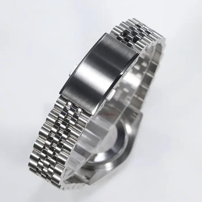 PELEUS 36MM Bracelet huître jubilé verre saphir AR enduit Bracelet huître a été mis à jour pour être à dégagement rapide NH35NH364R