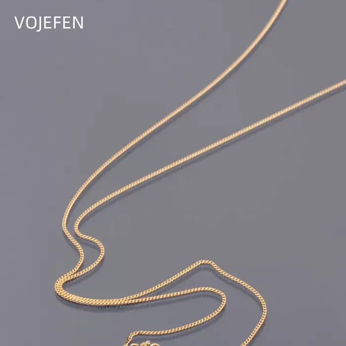 VOJEFEN – colliers en or véritable 18 carats