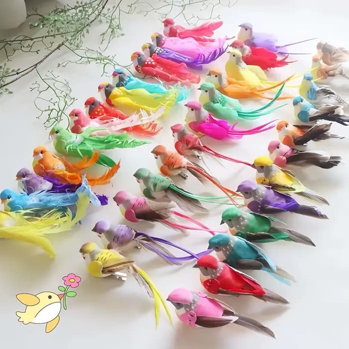 Oiseaux artificiels créatifs aléatoires