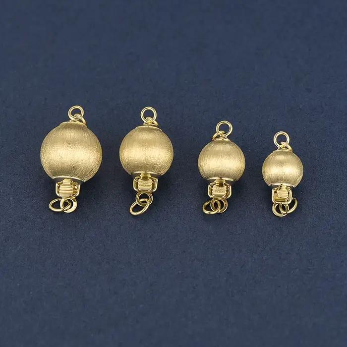 Collier de perles Sinya de haute qualité en promotion, fermoir connecteur en or pur 14k 18k (Au750 Au585), accessoires de bijouterie fine DIY