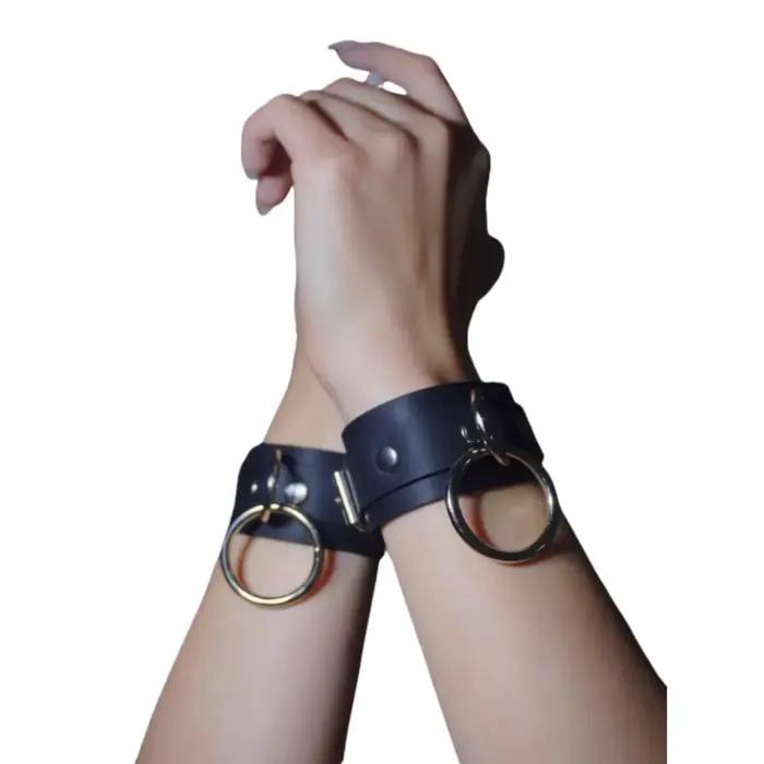 Bracelet en cuir de Style gothique pour femmes, PK Wind, Couple, accessoires de bijoux gothiques, chaîne à main