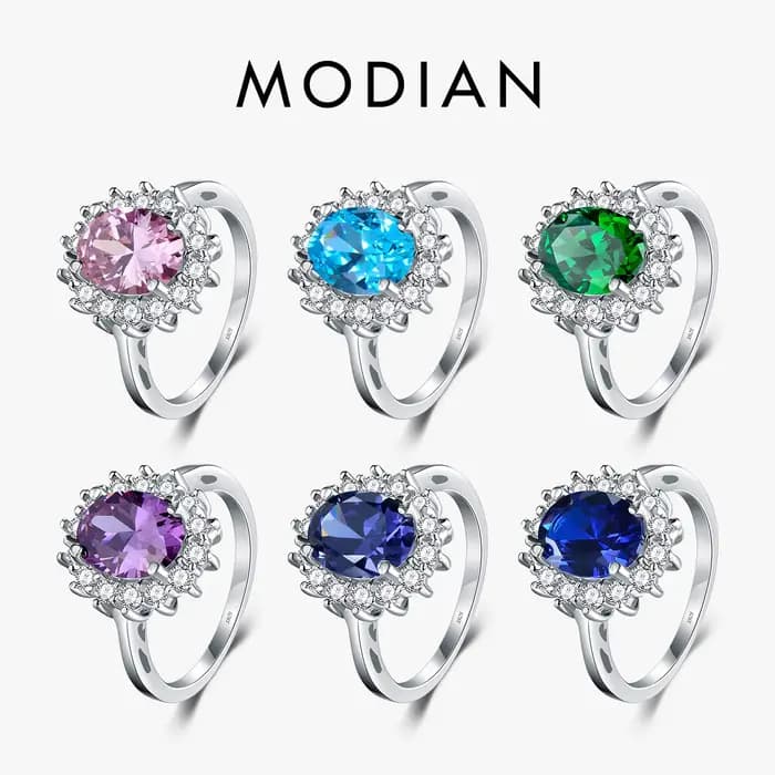 Bague en argent regardé 925 pour femme