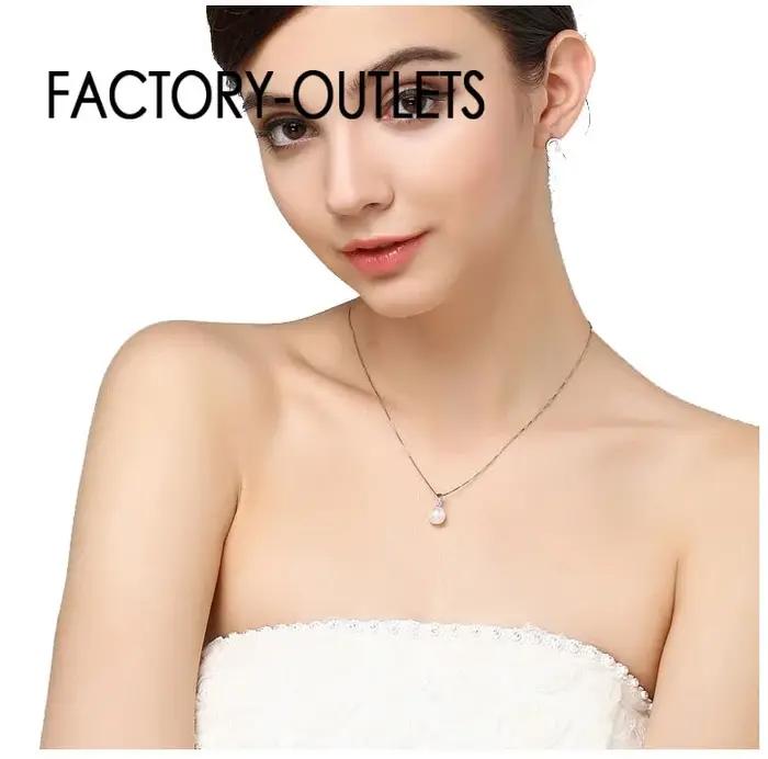 Magasins d'usine haute qualité 925 en argent Sterling blanc perle boucles d'oreilles mode boucle d'oreille accessoires pour femmes/filles bijoux cadeaux