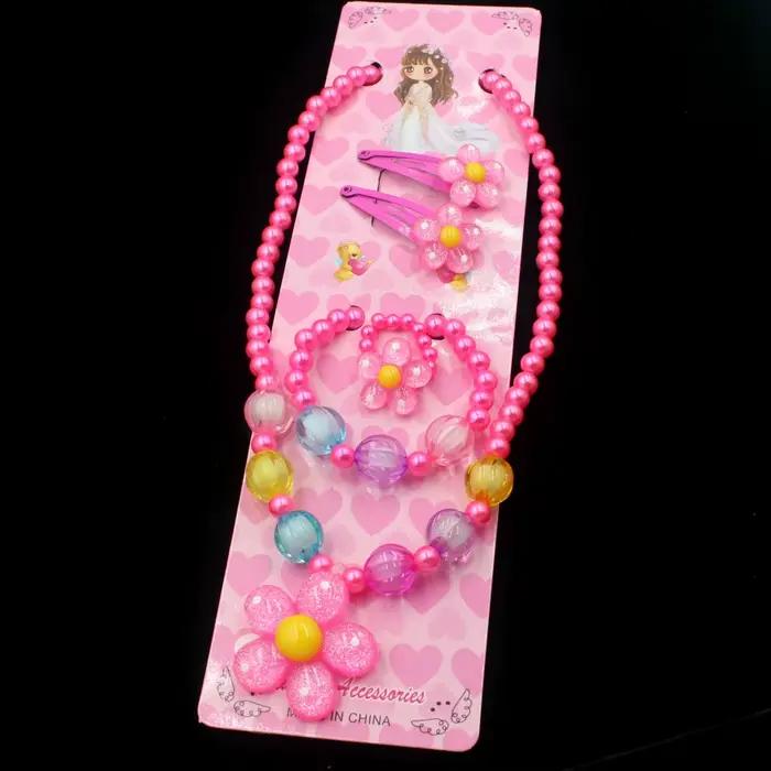 1 ensemble de bijoux tournesol pour bébés filles