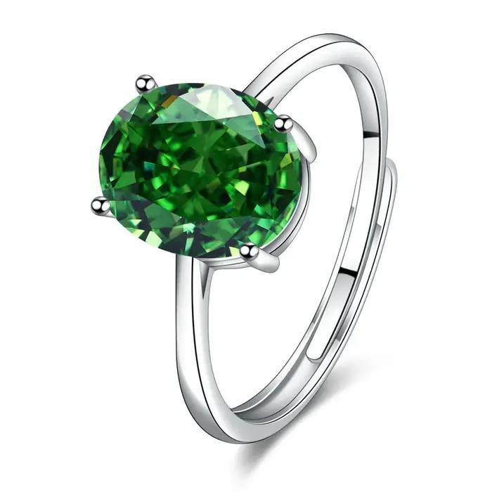 Bague réglable en argent Sterling 925 pour femmes