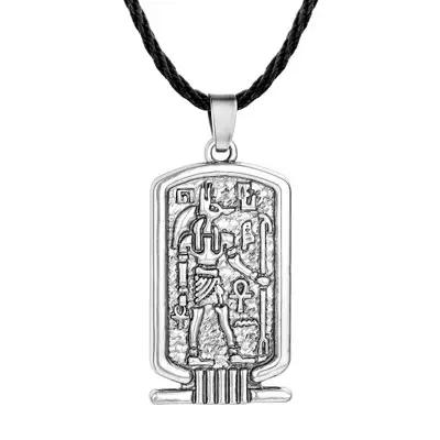 Bijoux Religieux Égyptiens Anciens Collier avec Pendentif Tête de Pharaon Égyptien Symboles Mystiques Colliers pour Femmes et Hommes Occasions Spéciales