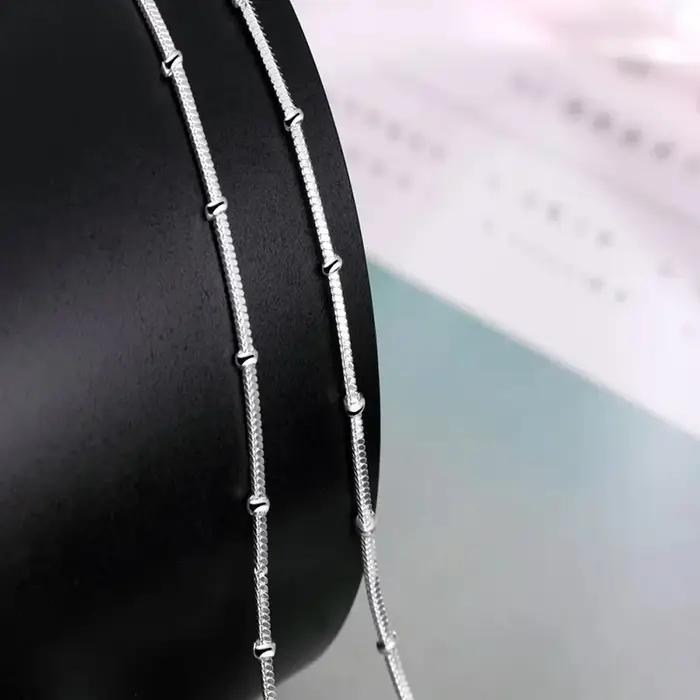 Collier en argent Sterling 45-50cm
