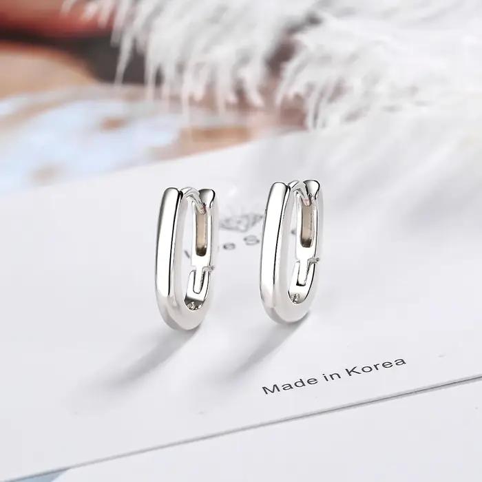 Boucles d'oreilles en argent sterling 925 avec plaquage or 18 carats pour femmes élégantes occasions spéciales cadeau romantique
