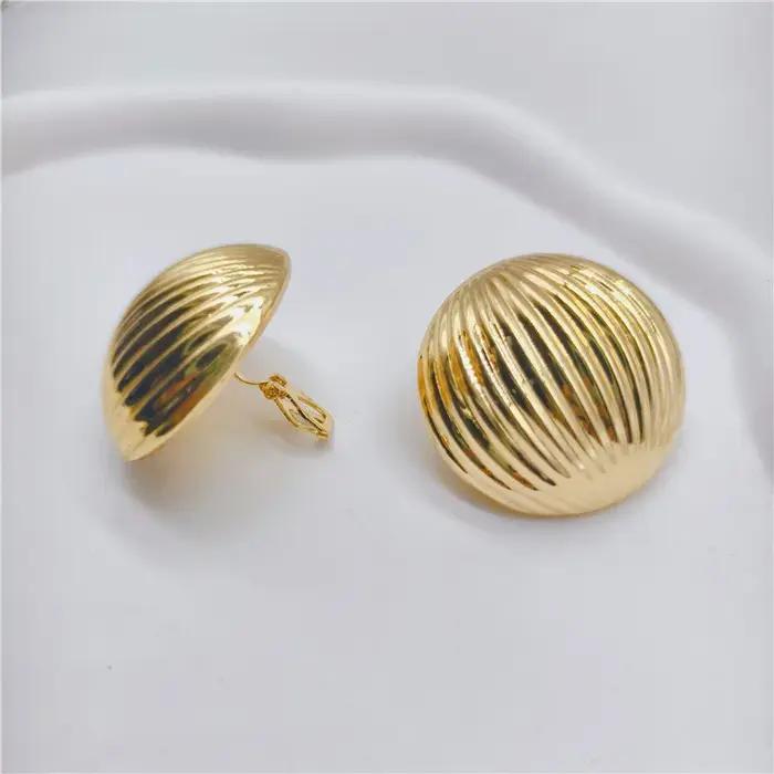 Boucles d'oreilles Big Ball No Pierced pour femme