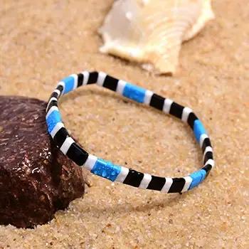 Lune fille coloré Miyuki Bracelets pour femme à la mode charme Wrap Tila Delica perles Boho Surf Pulseras Mujer bijoux livraison directe
