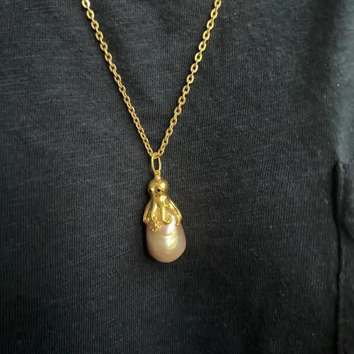 Collier baroque Octopus pour femmes