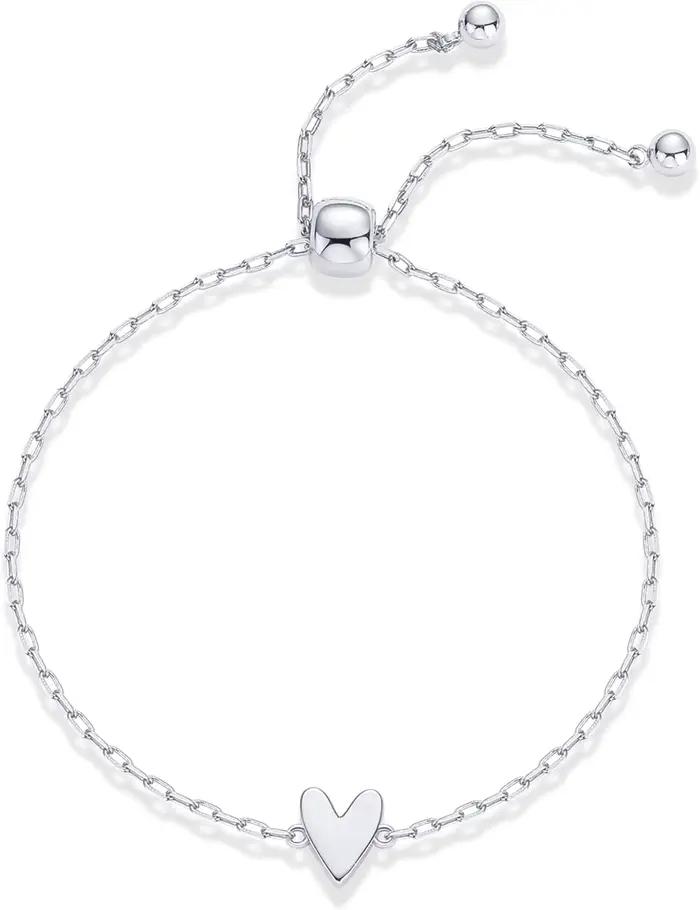 Ensemble de bracelets solitaire en acier inoxydable plaqué or 14 carats pour femmes, breloques en forme de cœur assorties, meilleur ami, amitié d'amour réglable