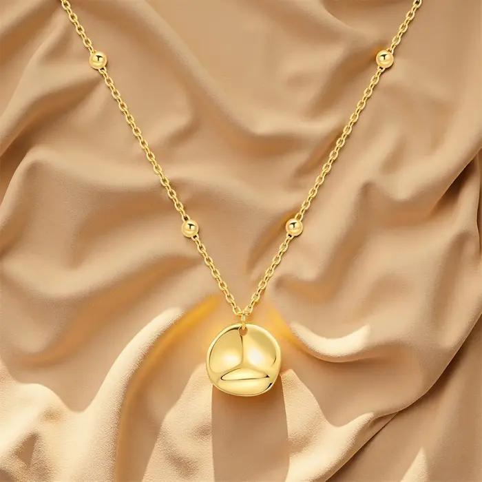 Collier avec pendentif en argent sterling 925 et or 18 carats design original pour femmes cadeaux d'anniversaire bijoux fins à la mode occassions spéciales