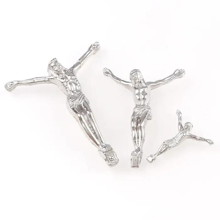 2 cm/3 cm/4 cm ton argent jésus Christ corpus Portrait