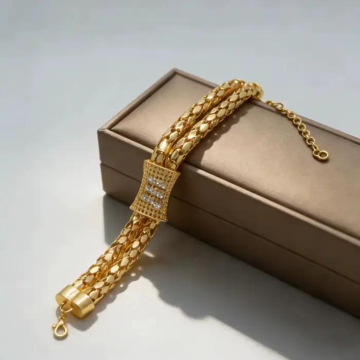 Ensemble de bijoux plaqués or de dubaï