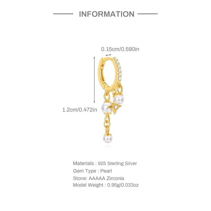AIDE 925 argent Helix Cartilage Piercing boucle d'oreille pour les femmes exquis empilage brillant Zircon oreille os Stud bijoux accessoires 1 pc