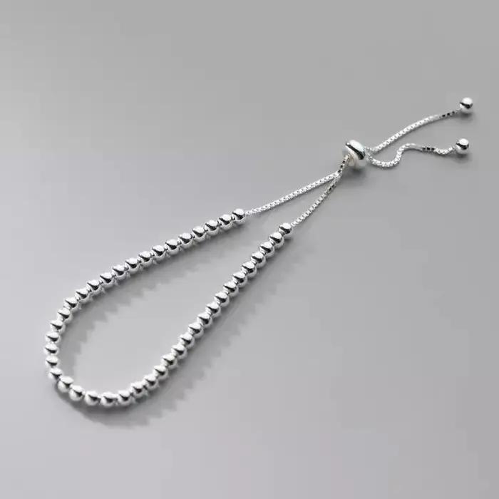 Bracelets en métal 100% argent Sterling 925 massif pour femmes et hommes