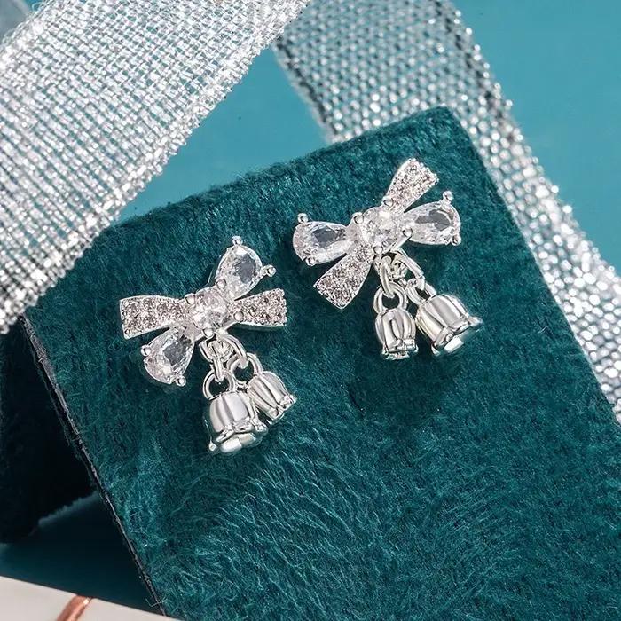 Boucles d'oreilles en argent Sterling 925 pour femmes