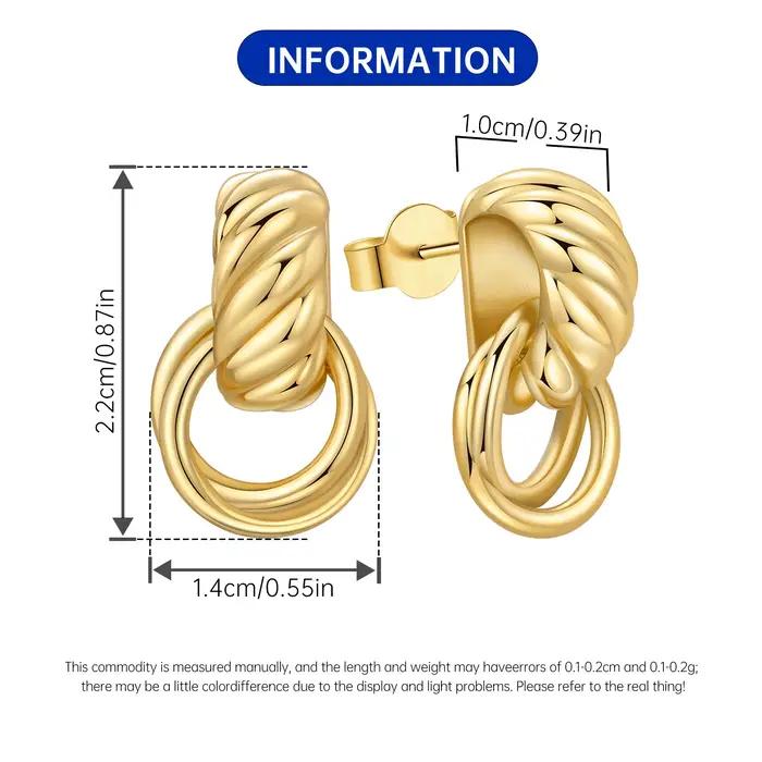 Boucles d'oreilles en argent sterling élégantes pour femmes pour les occasions spéciales et le quotidien