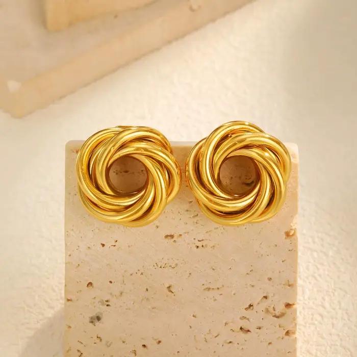 Boucles d'oreilles en nacre pour femmes, bijoux ovales géométriques à la mode