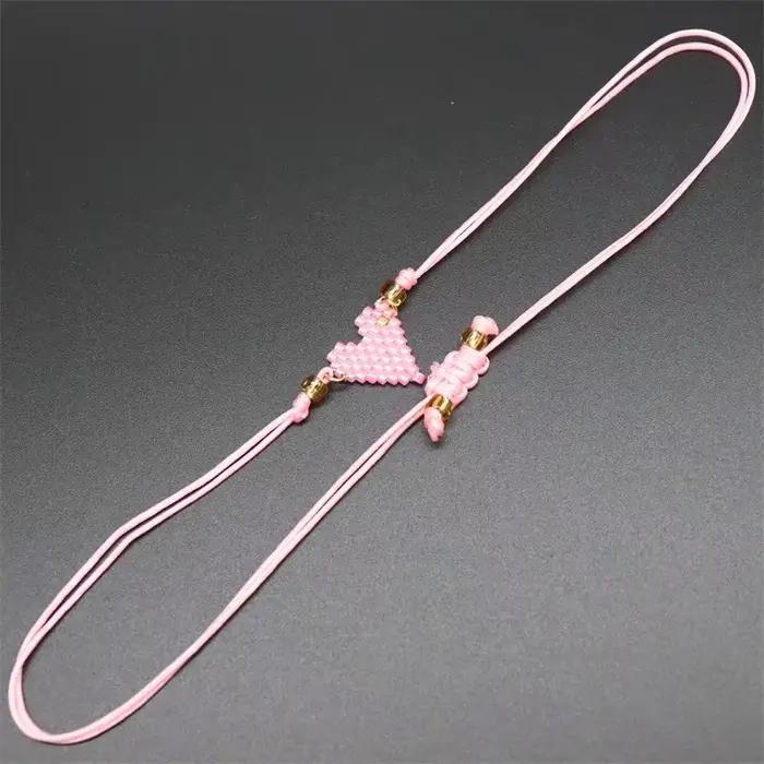 Bracelet en verre rouge cœur forme squelette femme ethnique bijou cadeau pour filles occasions spéciales